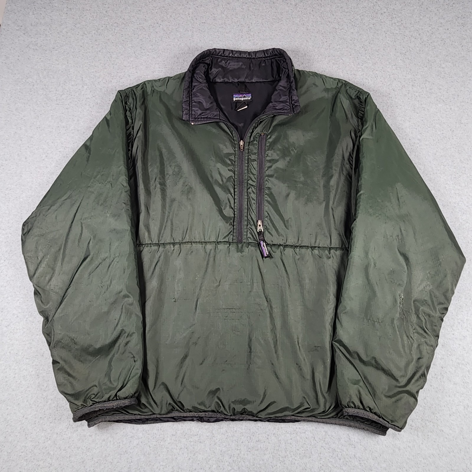 Vintage Patagonia Puffball Jacket Mens Xl Green Pullover 90s Made In Usa 84003